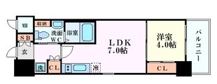 LaCASA玉造の物件間取画像